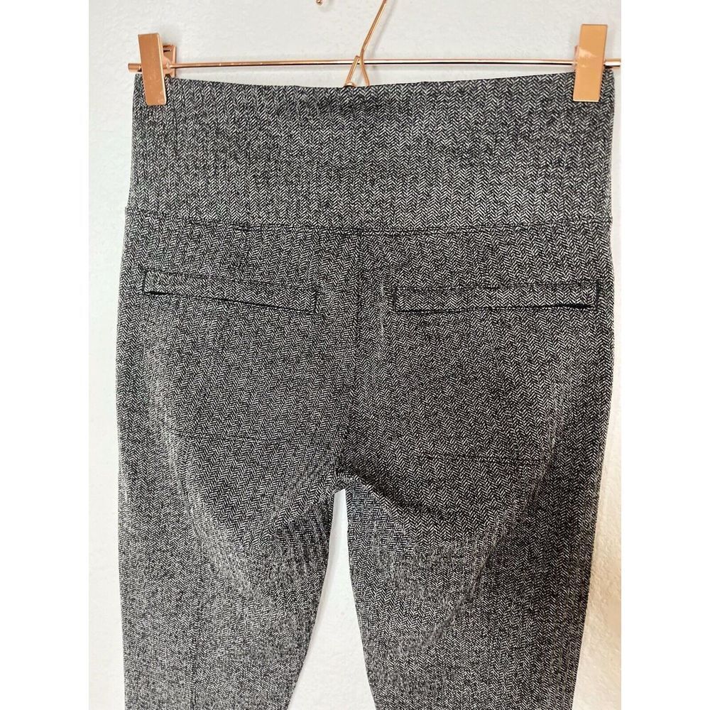 Athleta Womens Small Delancey Black Herringbone High Rise Tight In Black Pocket - Picture 3 of 14